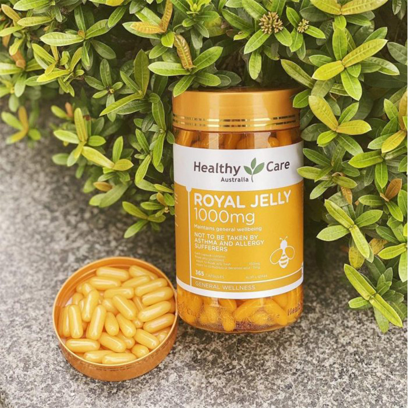 6 Healthy Care Sua ong chua Royal Jelly 365 vien 1000mg review anh that